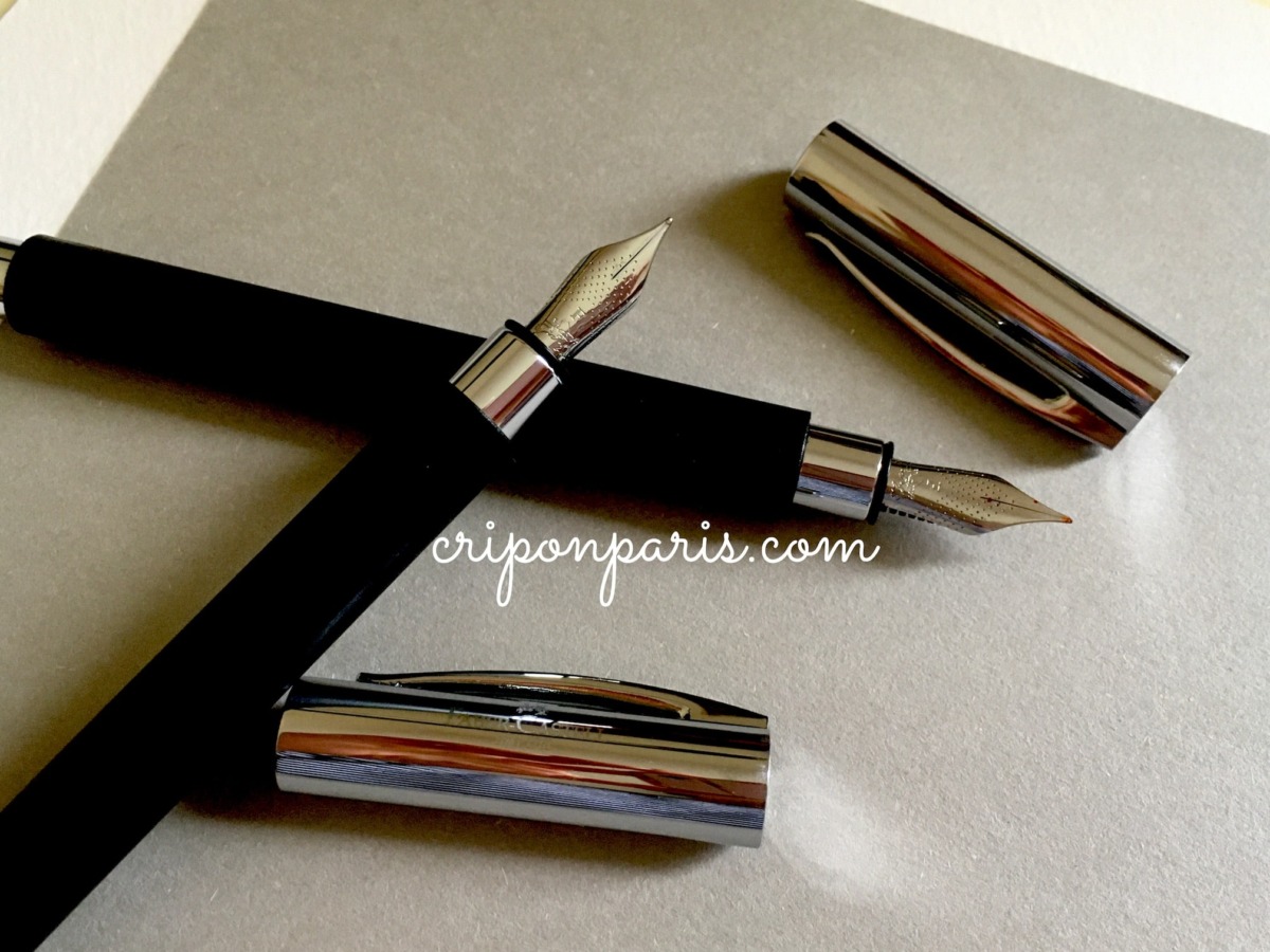 ファバーカステル イントゥイション レジン太軸万年筆 18C OB ファバー