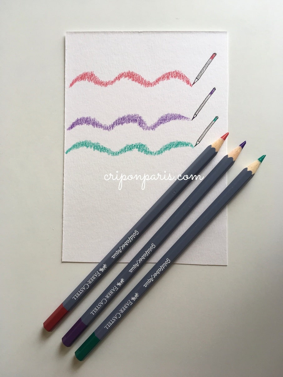 水彩色鉛筆とは 水彩のイラストが簡単に描ける 文房具と遊ぶ