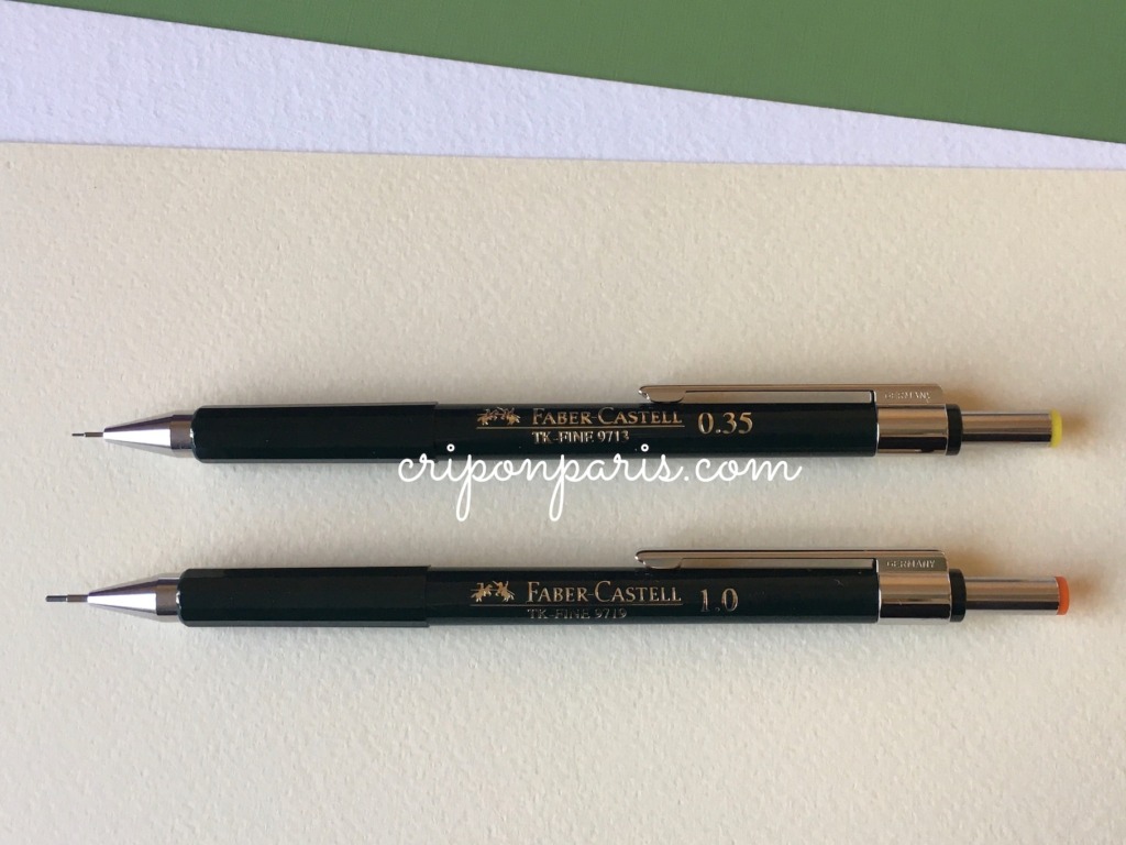 Faber Castell 芯の太さで選べる 軽量製図用シャープペン 文房具と遊ぶ
