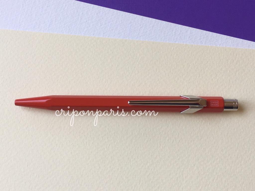 カランダッシュ849の赤軸のボールペン