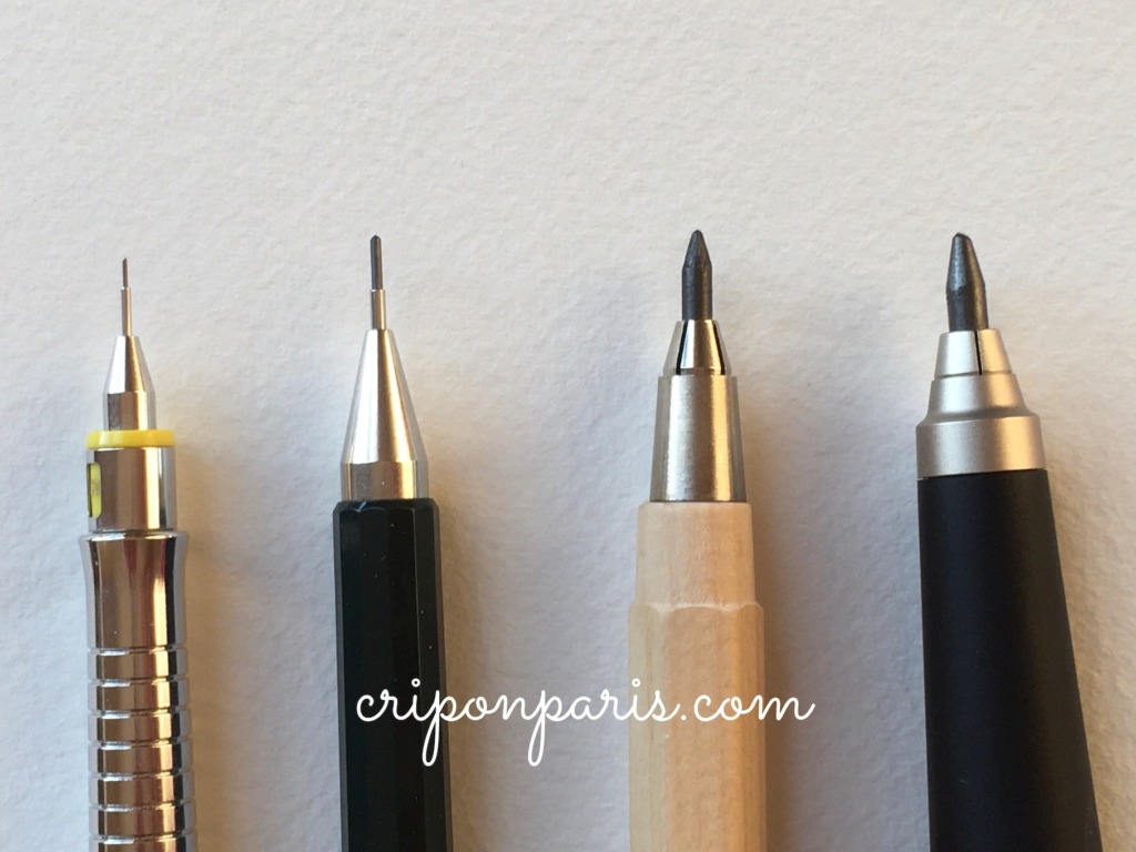 0.3,1.0,2.5,3.15mmのシャープペン
