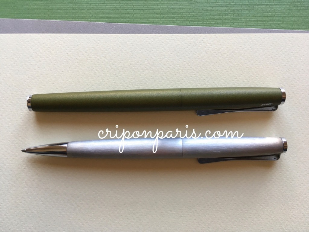 ステュディオの万年筆とボールペン